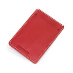 Vertical Flat Card Wallet back slot pocket