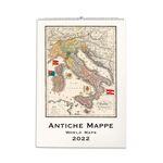 Antique World Maps Calendar front cover