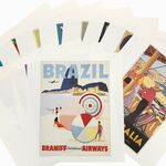 Vintage World Travel prints