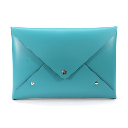 Envelope Style Pouch in Recycled Leather