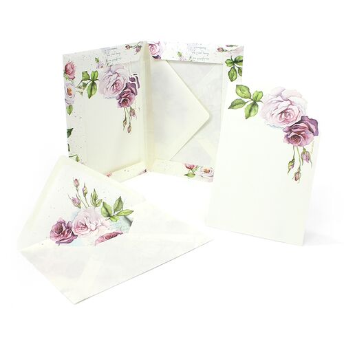 Floral Portfolio with Large Cards