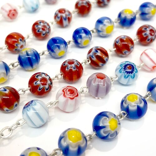 Detail of glass beads