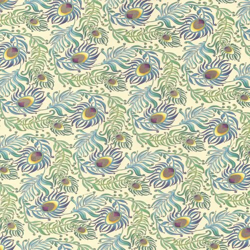 Peacock paper pattern