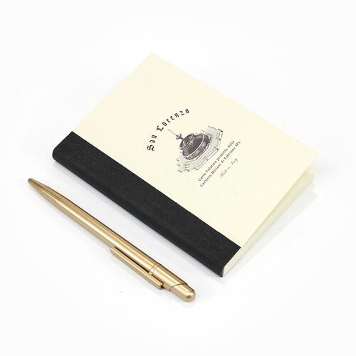 A6 Grid Notebook Refill, Black Spine