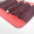 Burgundy Pebble Leather